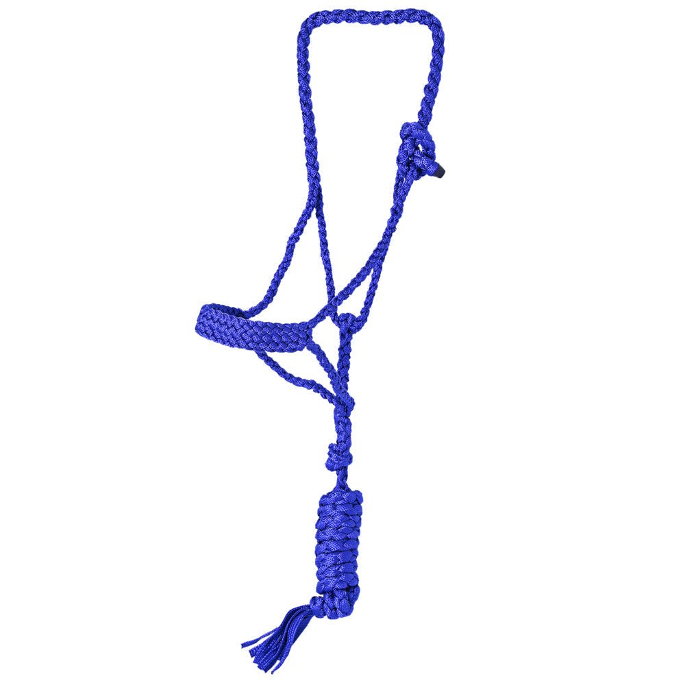 8 Ft Hilason Western Nylon Poly Flat Braided Mule Tape Halter And Lead  Rope