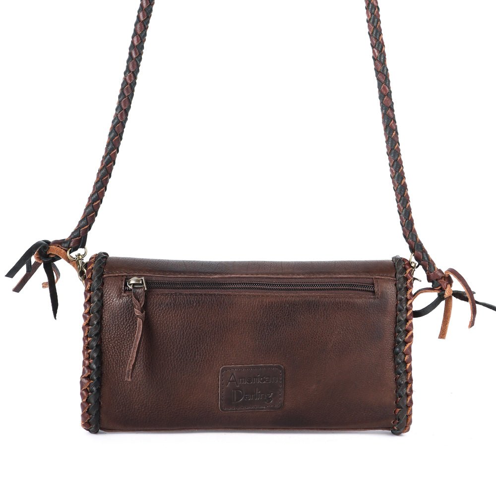 American Darling Coin Purse Genuine Leather Women Bag Western Handbag Purse