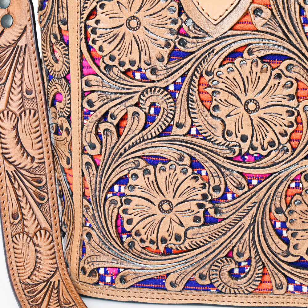 ADBGZ773 American Darling Hand Tooled Genuine Leather Women Bag Western Handbag Purse