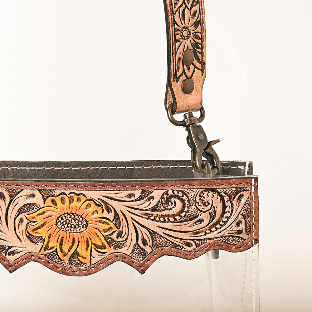 American Darling ADBG1200 Hand Tooled Genuine Leather Women Bag Western Handbag Purse