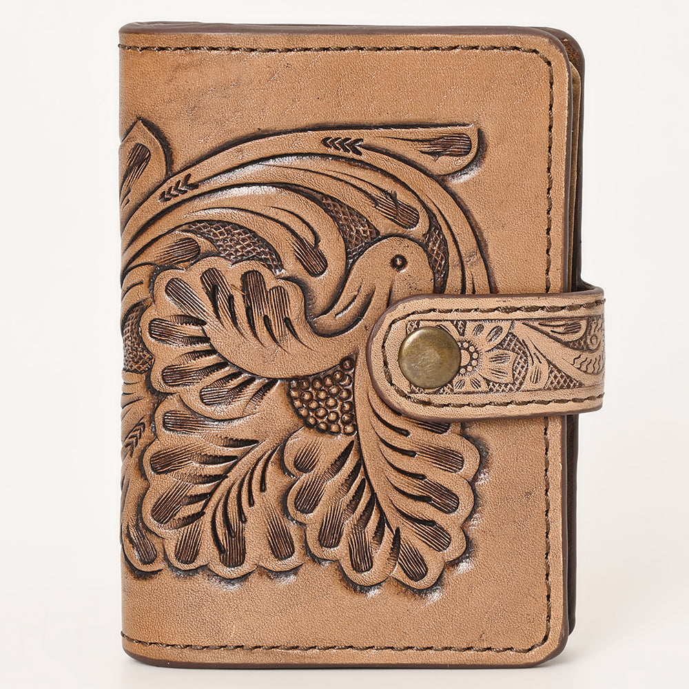 OHLAY WALLET Hand Tooled  Genuine Leather women bag western handbag purse