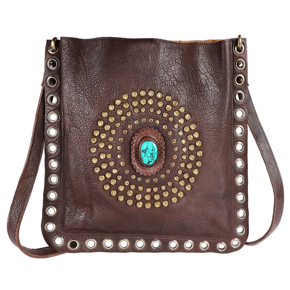 ADBGM353B American Darling Genuine Leather Women Bag Western Handbag Purse