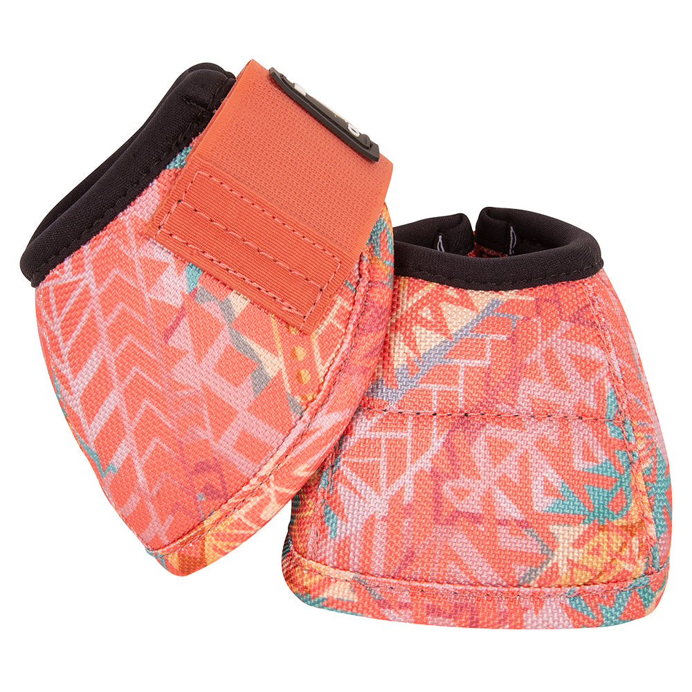 Classic Equine Horse No Turn Leg Bell Boots Pair Safari