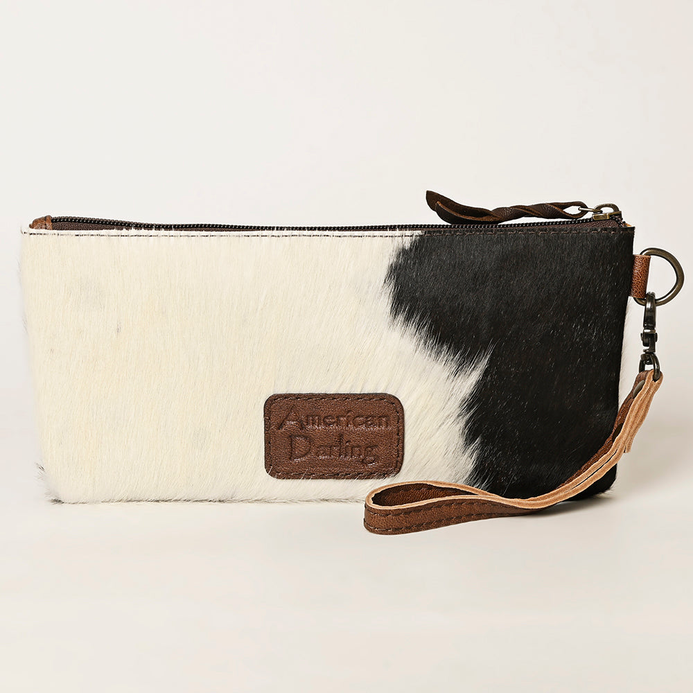 American Darling Wristlet Hair on Genuine Leather Western Women Bag | Handbag Purse | Women Wristlet | Wristlet Wristlet | Travel Wristlet | Leather Wristlet | Clutch Wristlet