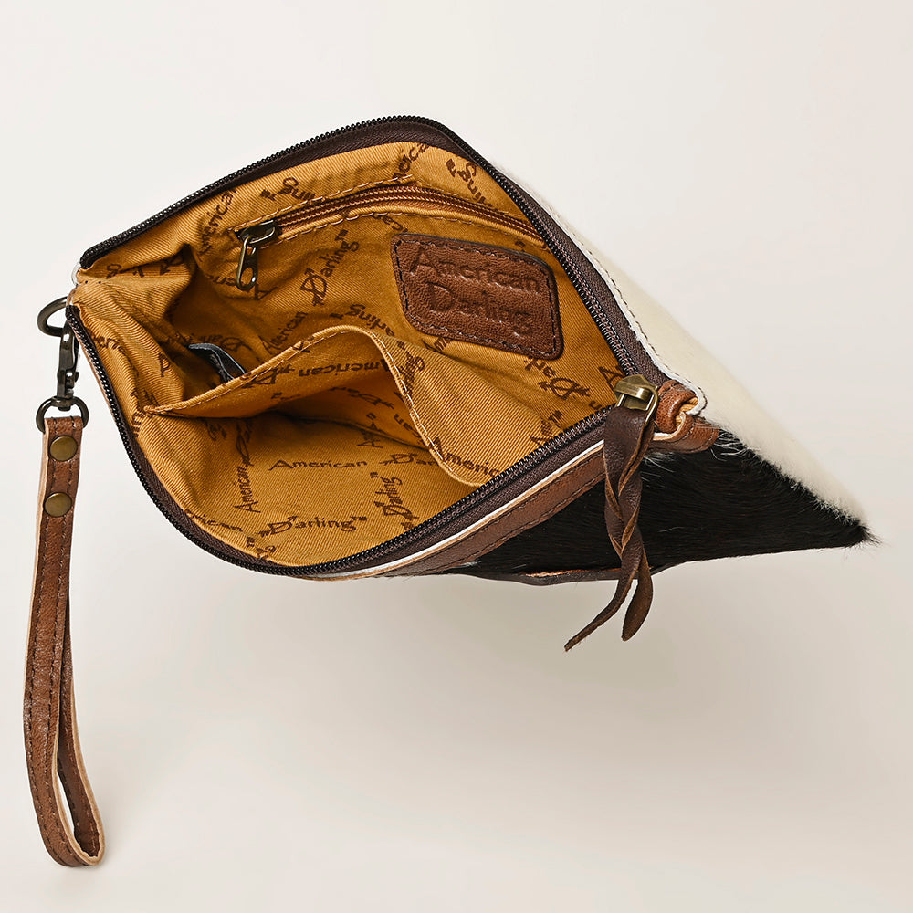 American Darling Wristlet Hair on Genuine Leather Western Women Bag | Handbag Purse | Women Wristlet | Wristlet Wristlet | Travel Wristlet | Leather Wristlet | Clutch Wristlet