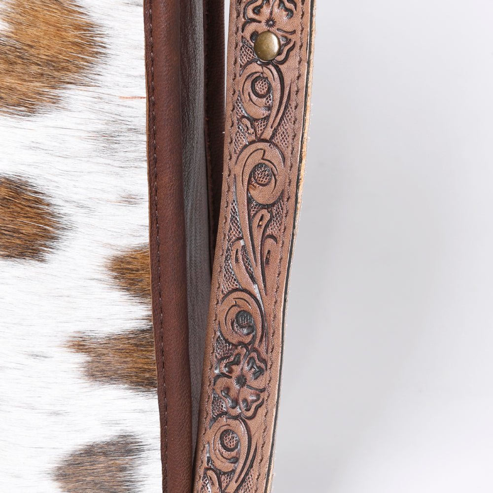 OHLAY KBG252 TOTE Hand Tooled Hair-on Genuine Leather women bag western handbag purse