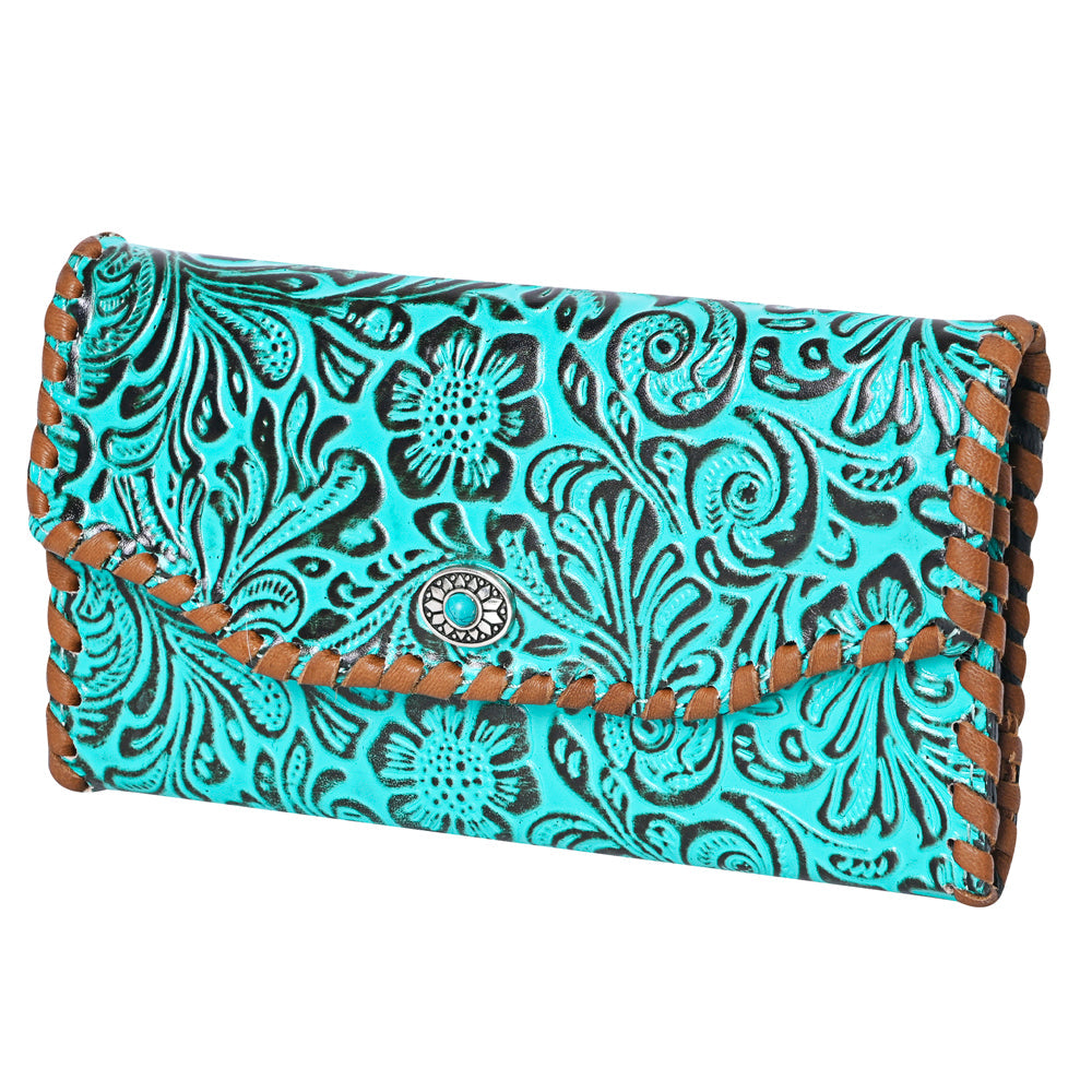 OHLAY KBG273 Coin Purse Embossed Genuine Leather women bag western handbag purse