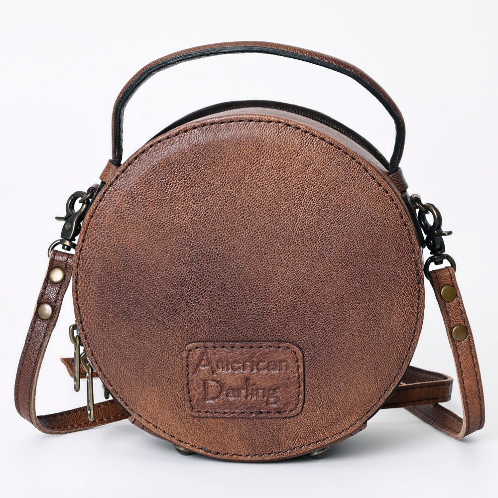 American Darling Canteen Hand Tooled Genuine Leather Women Bag Western Handbag Purse