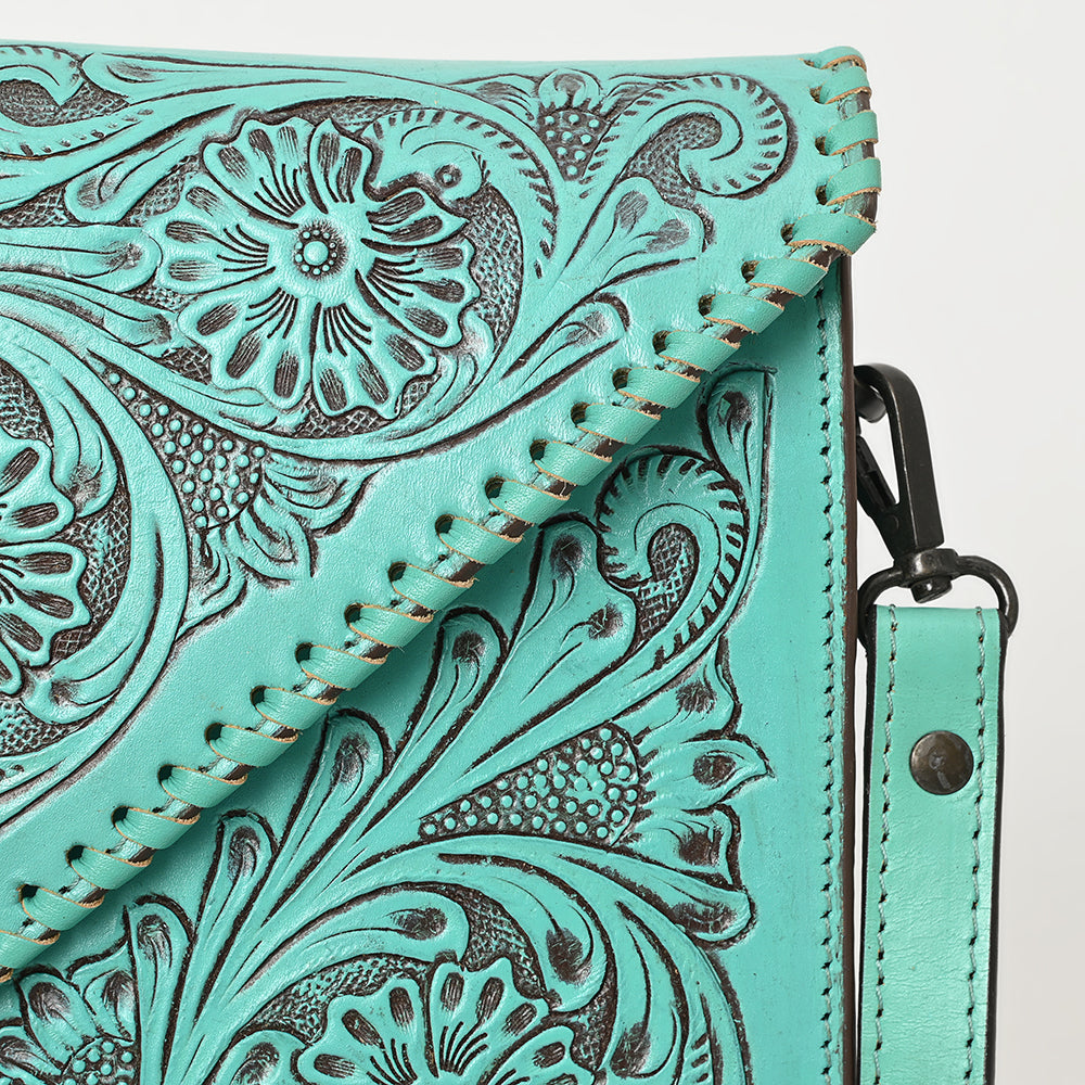 American Darling Hand Tooled Genuine Leather Women Bag Western Handbag Purse