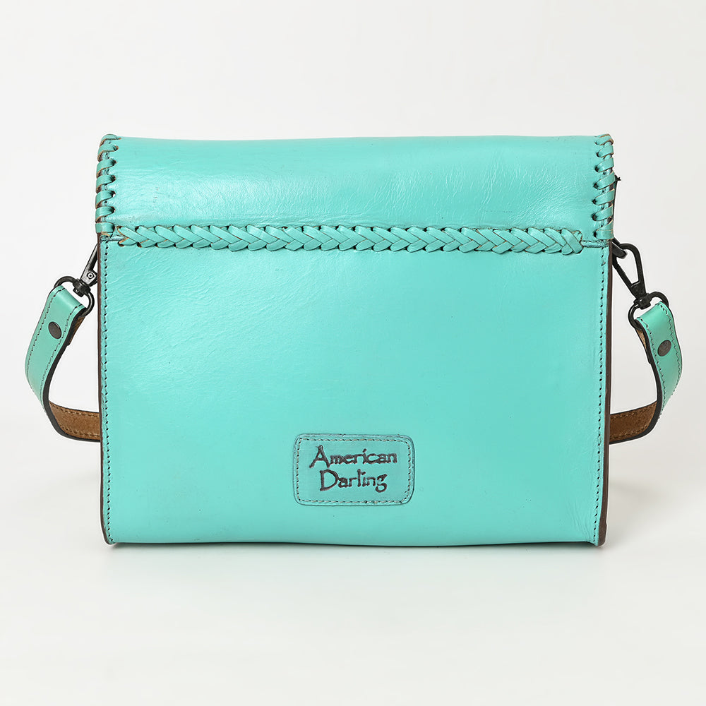 American Darling Hand Tooled Genuine Leather Women Bag Western Handbag Purse