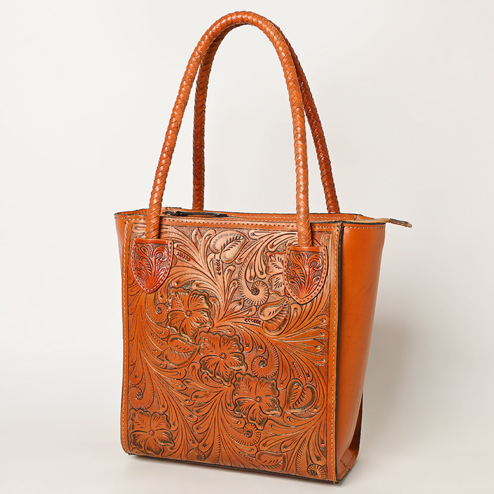 OHLAY KBG338B TOTE Hand Tooled Genuine Leather women bag western handbag purse
