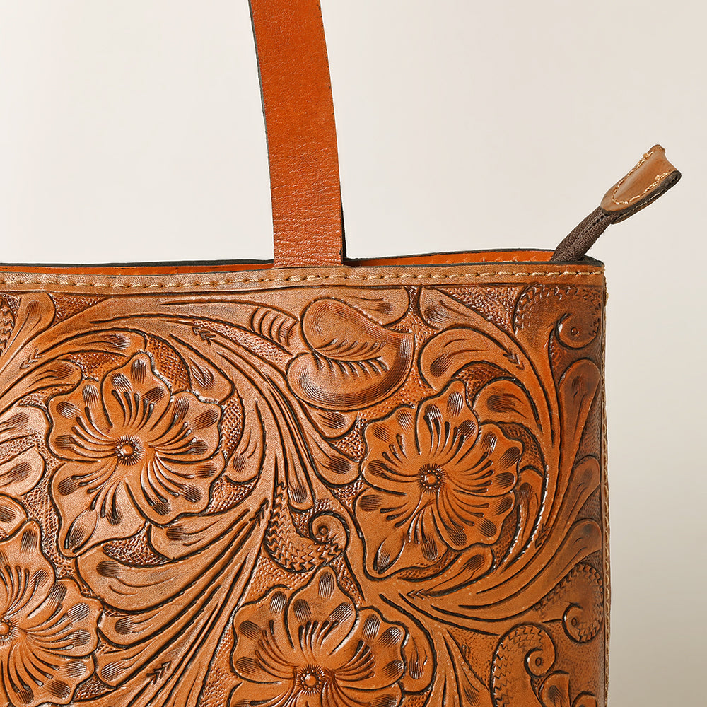 OHLAY KBG341 TOTE Hand Tooled Genuine Leather women bag western handbag purse