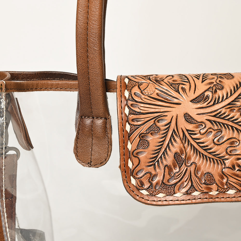 ADBG1186A American Darling Hand Tooled Genuine Leather Women Bag Western Handbag Purse