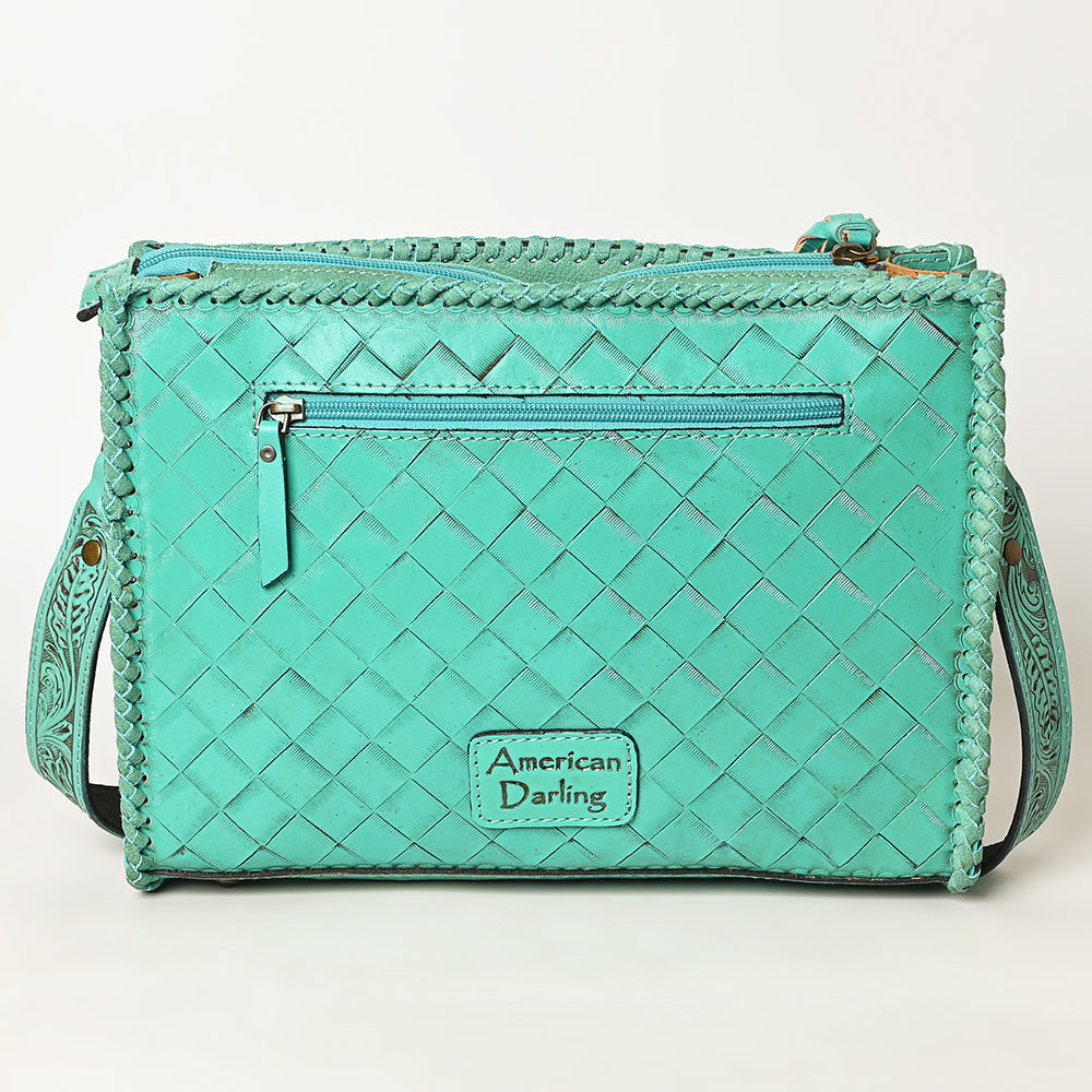 American Darling Hand Tooled Genuine Leather Women Bag Western Handbag Purse