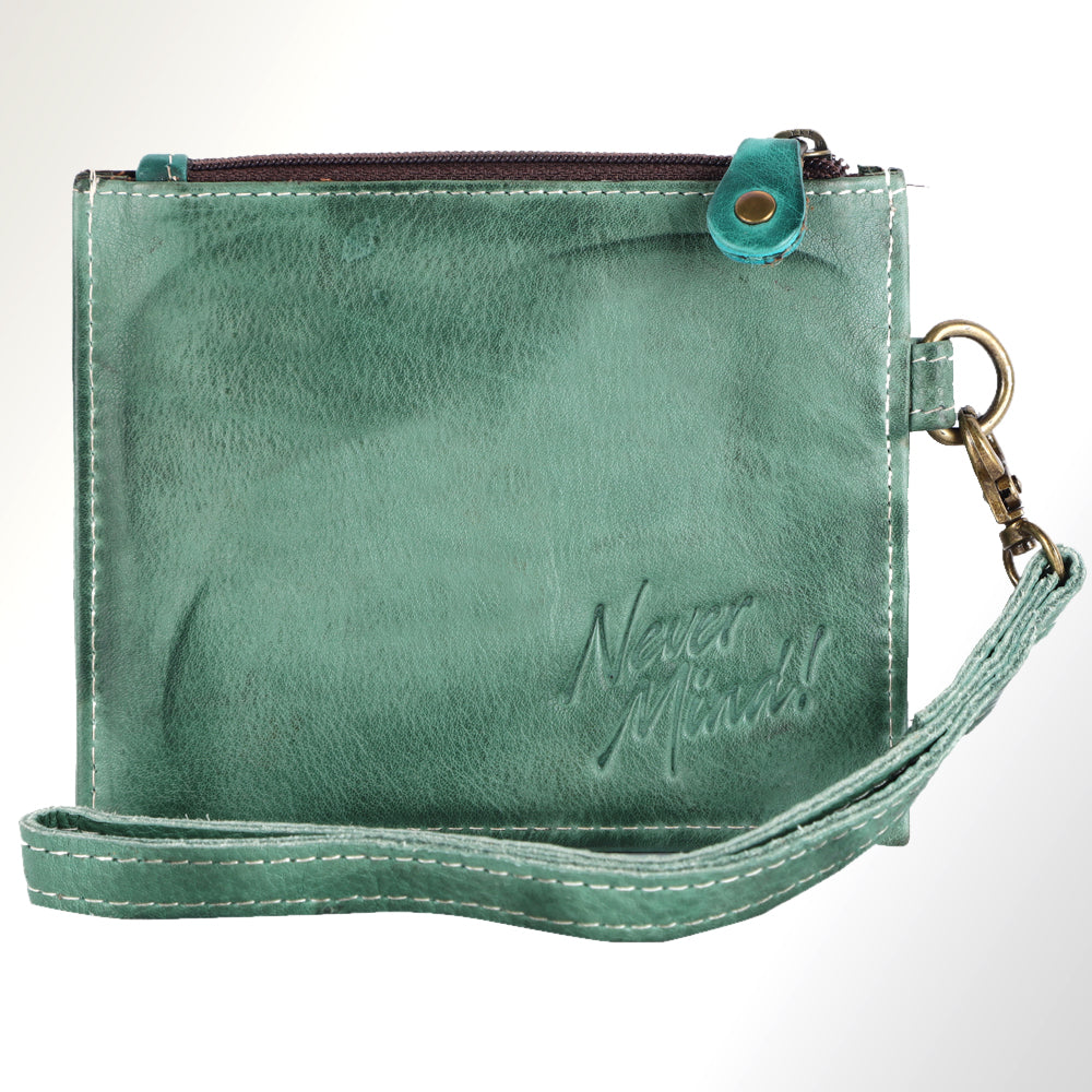 Never Mind Nmbgm133D Wallet Vintage Handmade Genuine Cowhide Leather Women Bag Western Handbag Purse