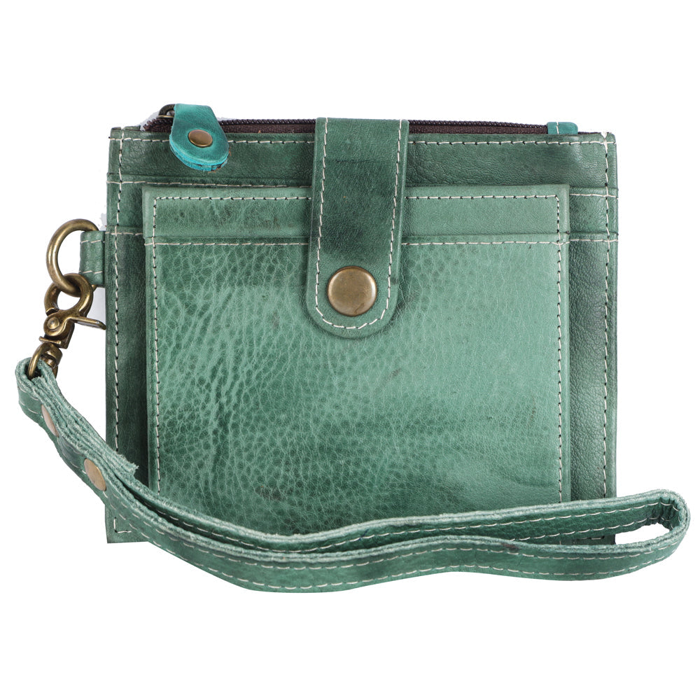Never Mind Nmbgm133D Wallet Vintage Handmade Genuine Cowhide Leather Women Bag Western Handbag Purse