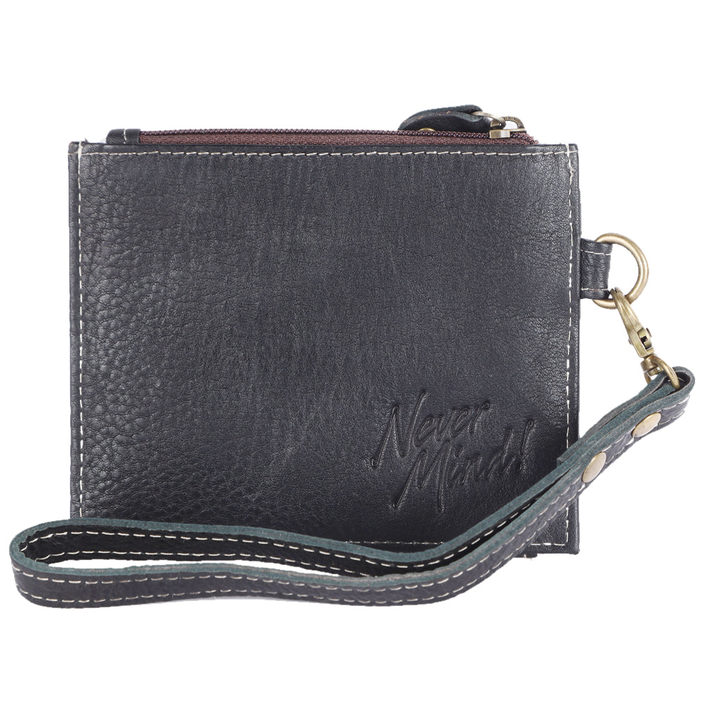 Never Mind Nmbgm133E Wallet Vintage Handmade Genuine Cowhide Leather Women Bag Western Handbag Purse