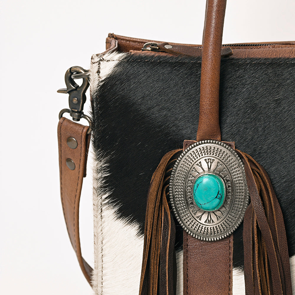 American Darling ADBG1091A Tote Hair-On Genuine Leather women bag western handbag purse