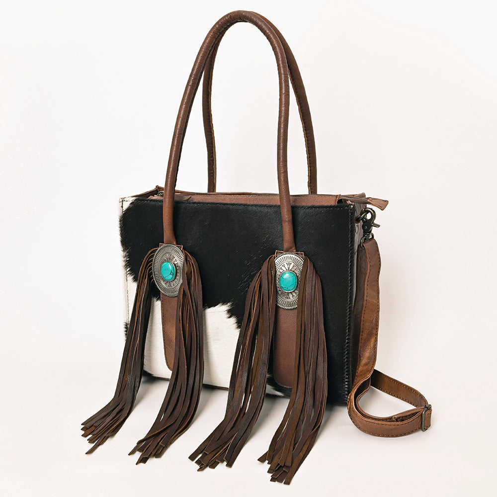 American Darling ADBG1091A Tote Hair-On Genuine Leather women bag western handbag purse