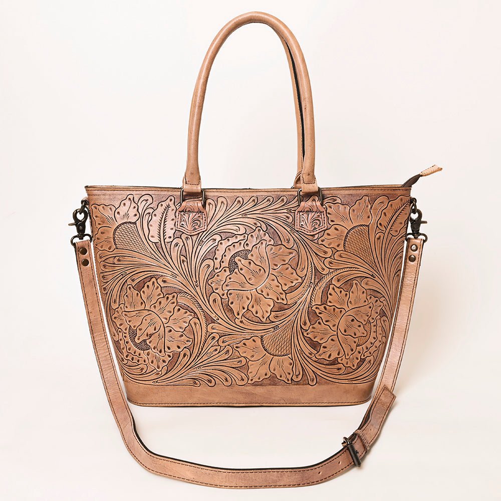 American Darling Hand Tooled Genuine Leather Women Bag Western Handbag Purse