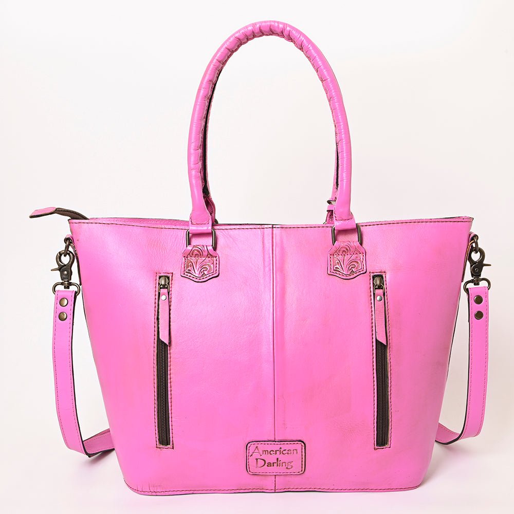 American Darling Hand Tooled Genuine Leather Women Bag Western Handbag Purse