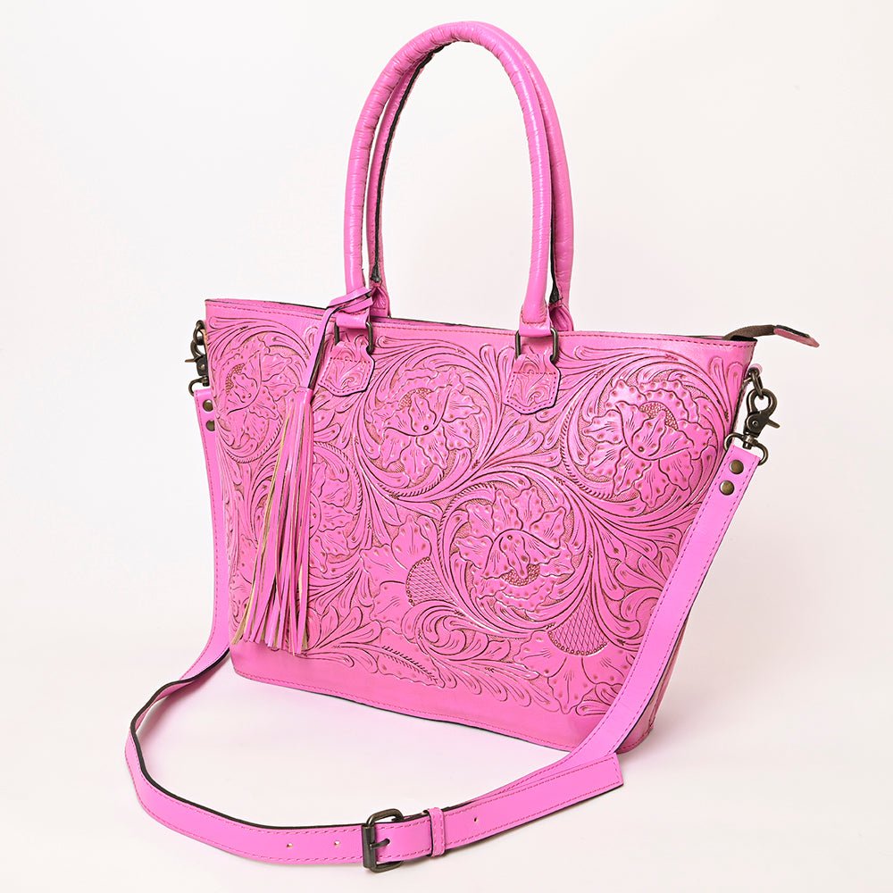 American Darling Hand Tooled Genuine Leather Women Bag Western Handbag Purse