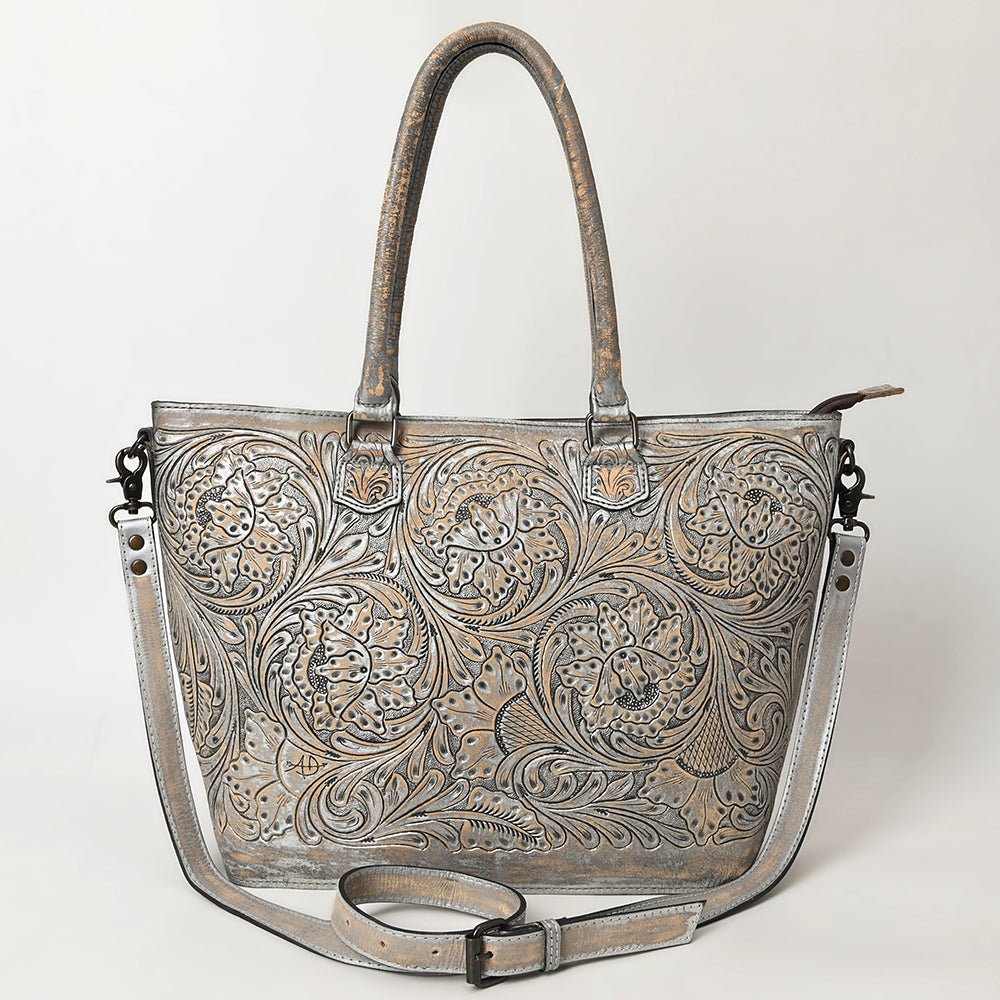 American Darling Hand Tooled Genuine Leather Women Bag Western Handbag Purse