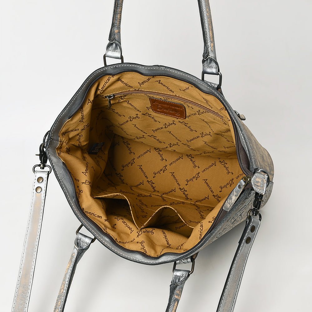 American Darling Hand Tooled Genuine Leather Women Bag Western Handbag Purse