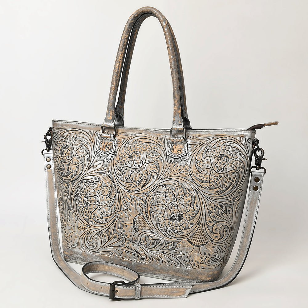 American Darling Hand Tooled Genuine Leather Women Bag Western Handbag Purse