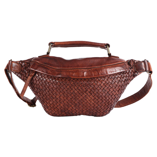 Never Mind Nmbgm148E Fanny Pack Vintage Handmade Genuine Cowhide Leather Women Bag Western Handbag Purse