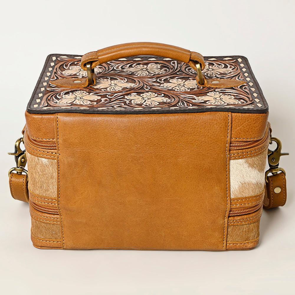 ADBGA454A American Darling Hand Tooled Hair On Genuine Leather Women Bag Western Handbag Purse