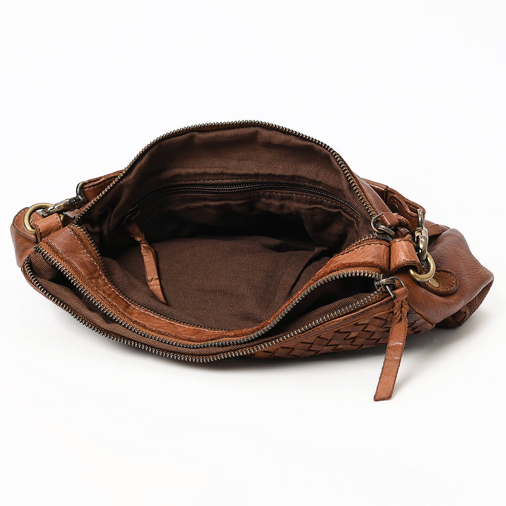 Never Mind NMBGM161A Hobo Vintage Handmade Genuine Cowhide Leather Women Bag Western Handbag Purse