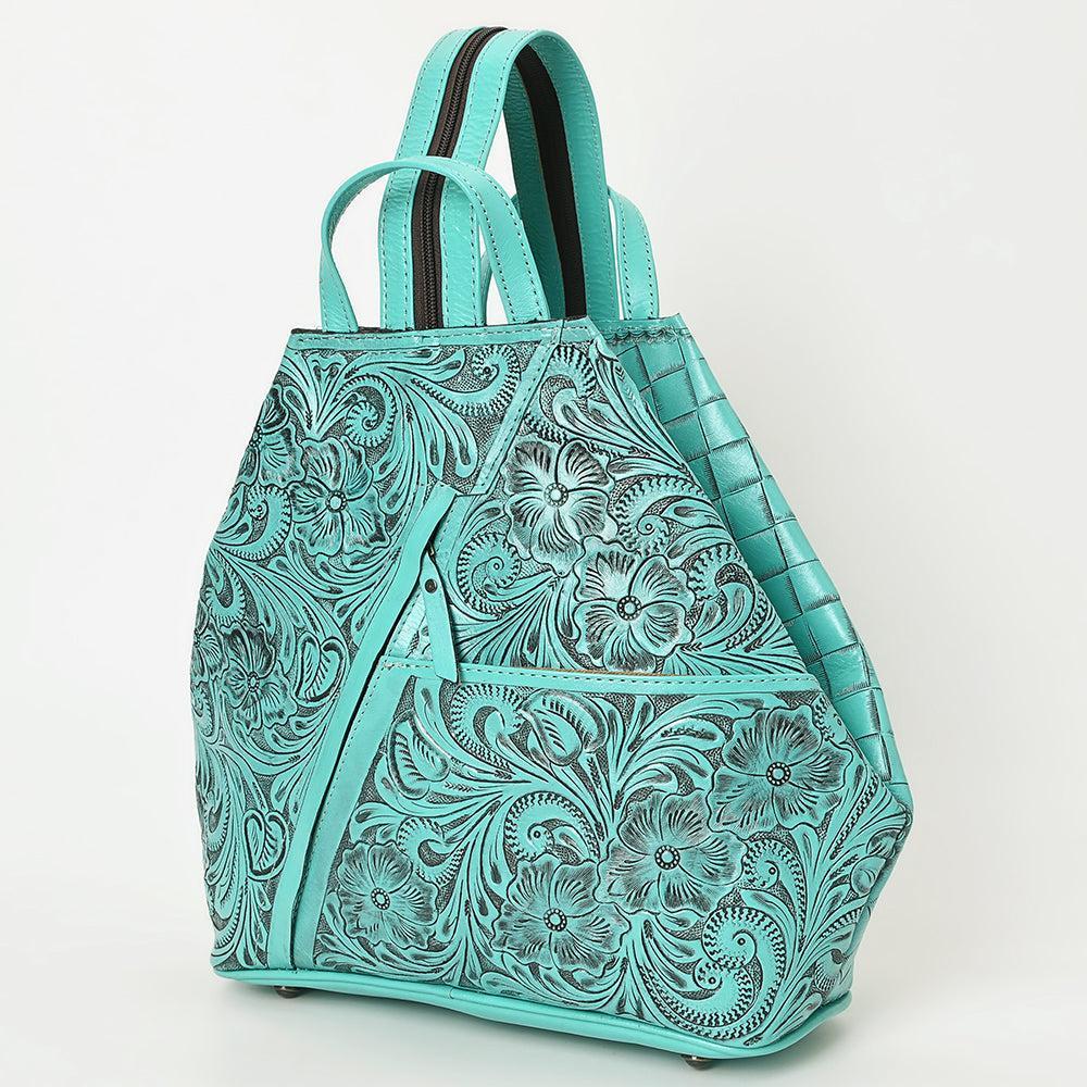 Ohlay Bags OHG102C Backpack Hand Tooled Genuine Leather Women Bag Western Handbag Purse
