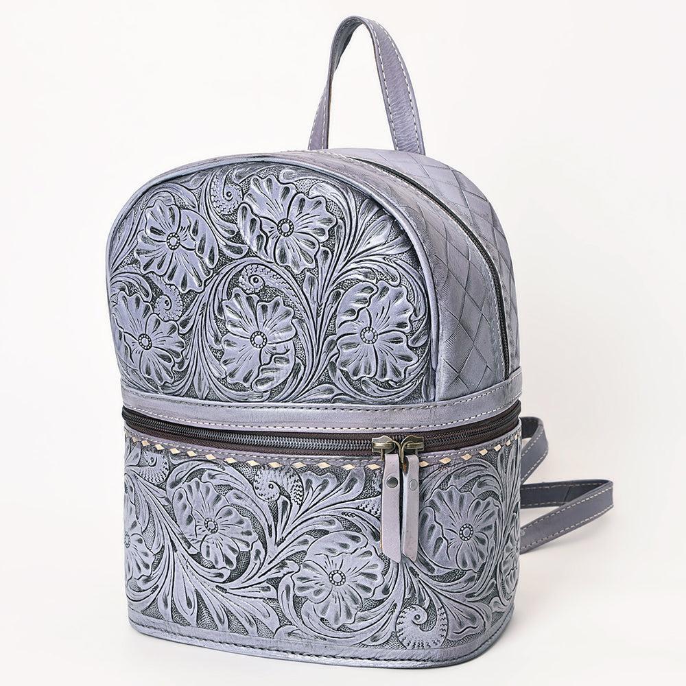 Ohlay Bags OHG103B Backpack Hand Tooled Genuine Leather Women Bag Western Handbag Purse
