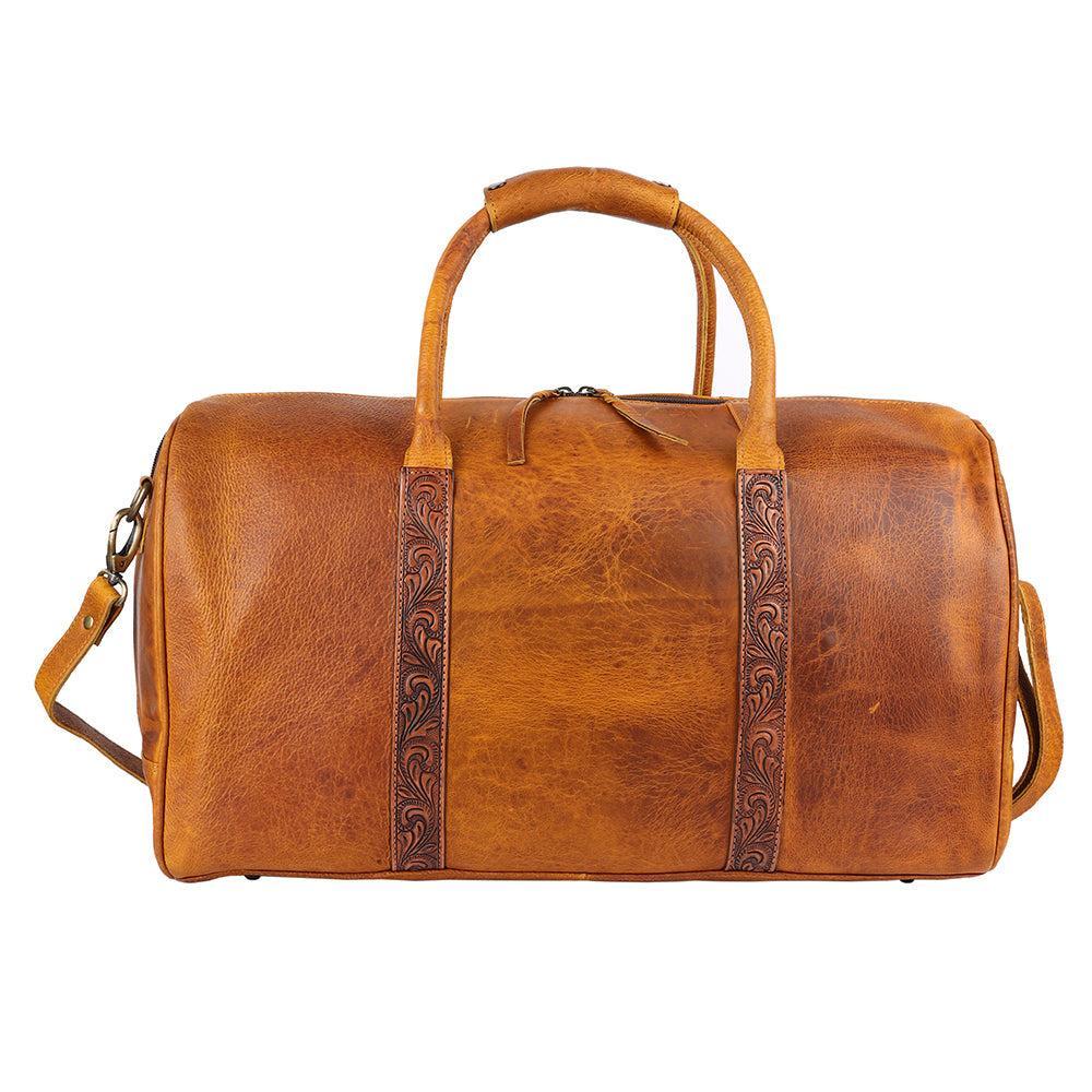 Ohlay Bags OHM101A Duffel Hand Tooled Genuine Leather Women Bag Western Handbag Purse