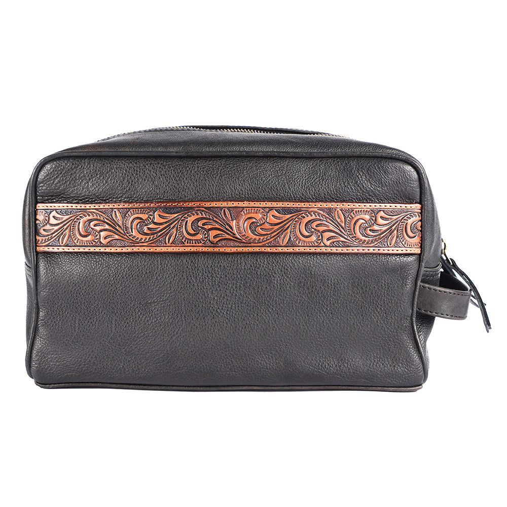 OHLAY TOILETRY Hand Tooled  Genuine Leather women bag western handbag purse