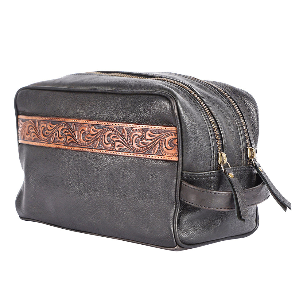 OHLAY TOILETRY Hand Tooled  Genuine Leather women bag western handbag purse