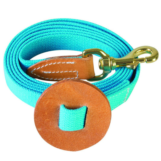 HILASON Western Cotton Turquoise Lead Rope/Strap With Bolt Snap