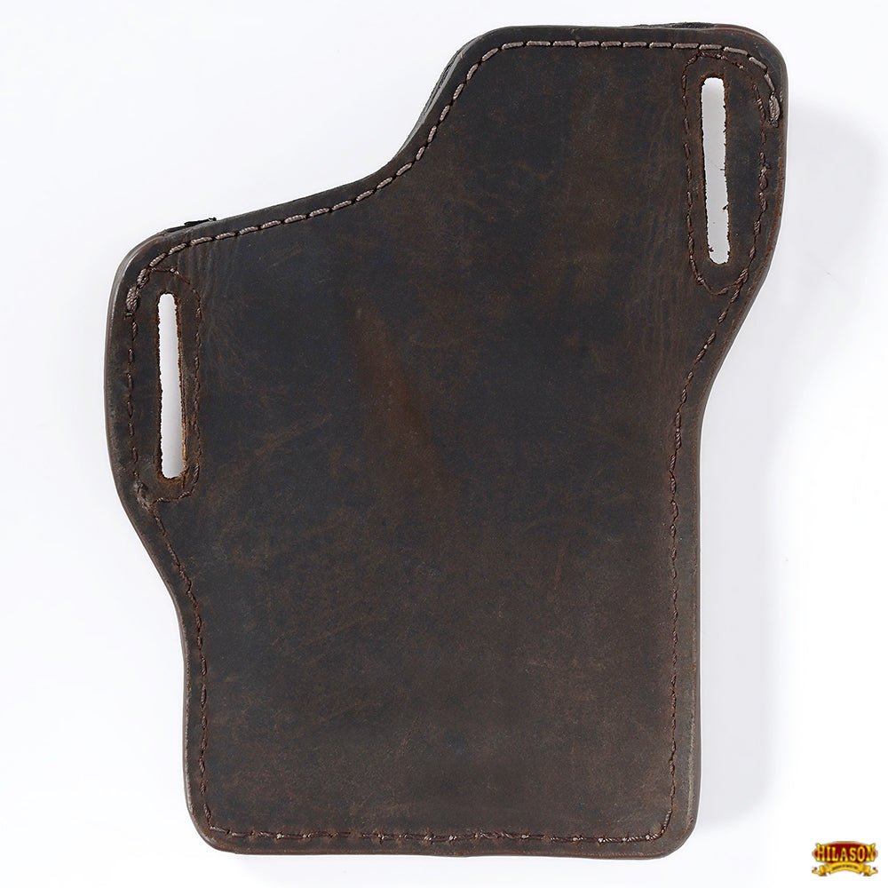 Hilason Western Stylish Floral Hand Tooled Genuine Leather Smartphone Cell Phone Holder