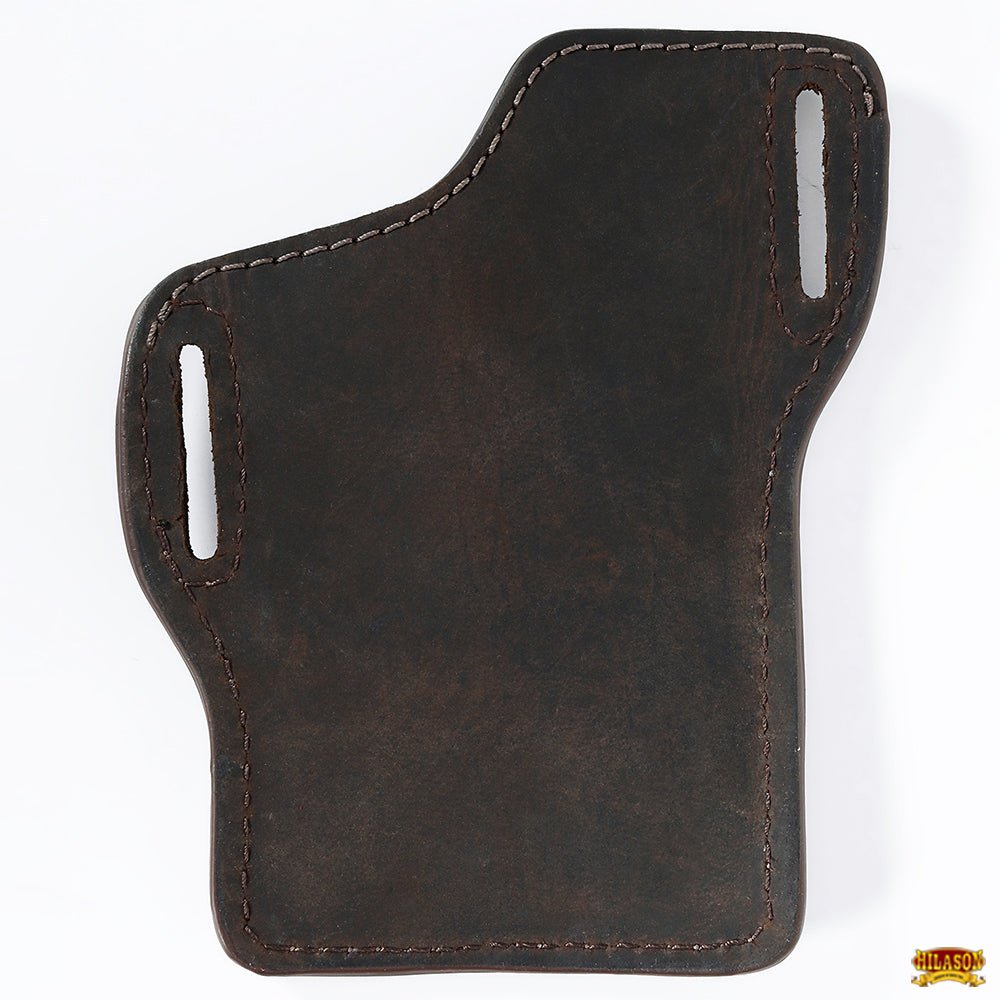 Hilason Western Stylish Floral Hand Tooled Genuine Leather Smartphone Cell Phone Holder