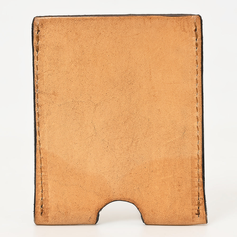 American Darling ADCCG105 Floral Western Hand Tooled Genuine Leather Women & Man Card-Holder