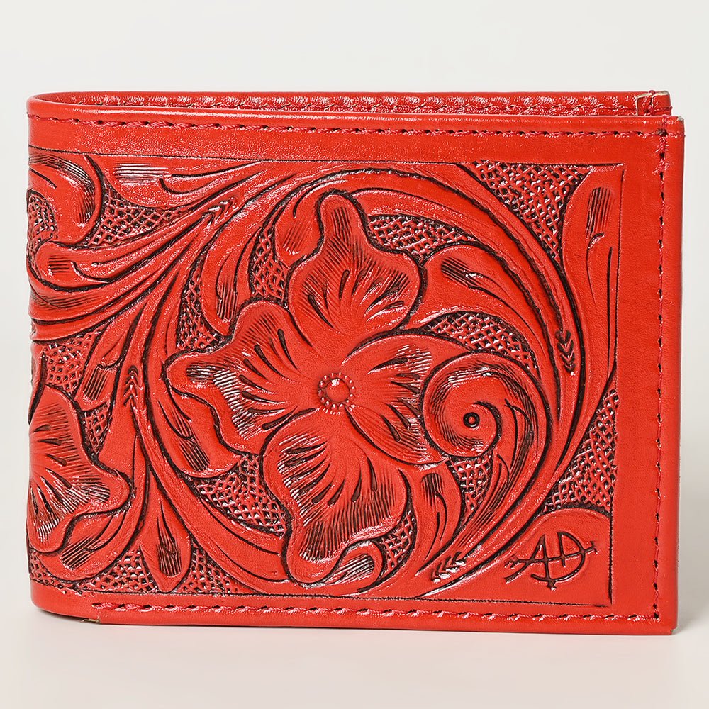 American Darling Wallet Hand Tooled Genuine Leather Women Bag Western Handbag Purse