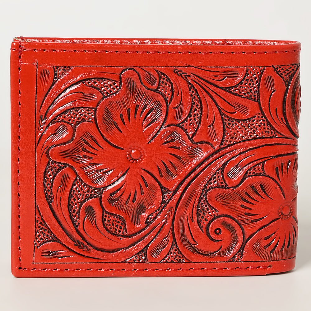 American Darling Wallet Hand Tooled Genuine Leather Women Bag Western Handbag Purse