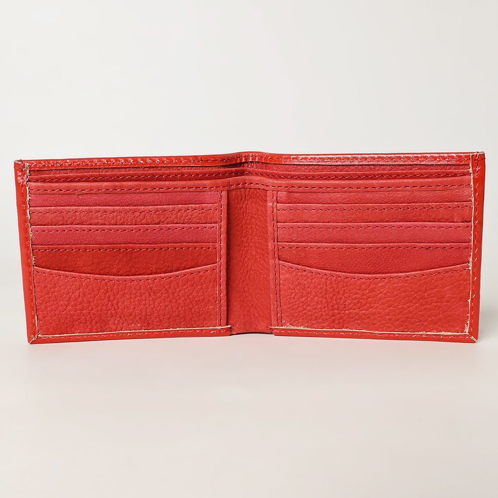 American Darling Wallet Hand Tooled Genuine Leather Women Bag Western Handbag Purse