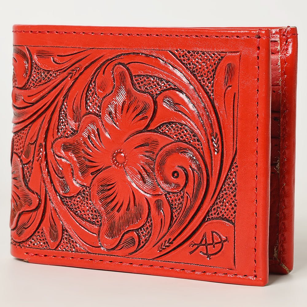 American Darling Wallet Hand Tooled Genuine Leather Women Bag Western Handbag Purse