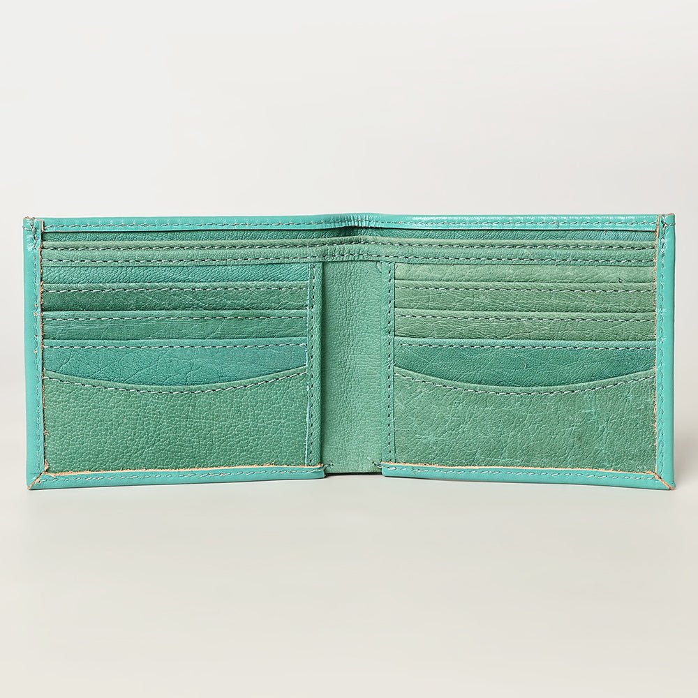 American Darling Wallet Hand Tooled Genuine Leather Women Bag Western Handbag Purse