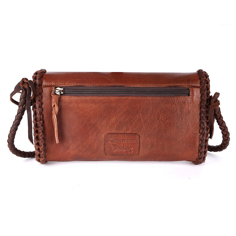 American Darling Coin Purse Genuine Leather Women Bag Western Handbag Purse