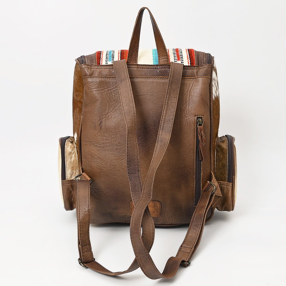 American Darling ADBG860E Backpack Hand Tooled Saddle Blanket Genuine Leather Women Bag Western Handbag Purse