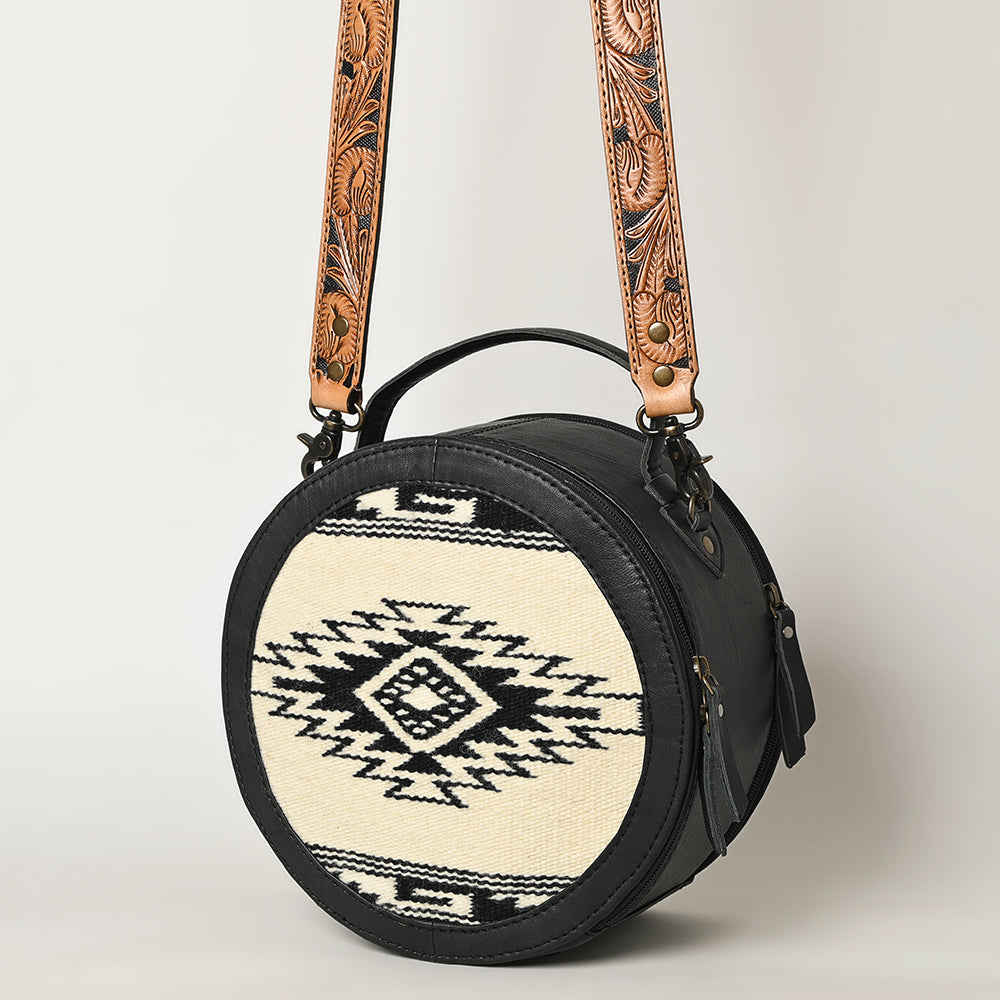 American Darling Saddle Blanket Genuine Leather Women Bag Western Handbag Purse