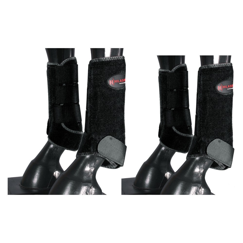 HILASON L M S Horse Front Rear Hind Leg Sport Boot 2 Pack | 4 Pack | Horse Leg Boots